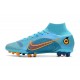 Nike Mercurial Superfly VIII Elite AG Azul Láser Naranja Marina