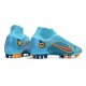 Nike Mercurial Superfly VIII Elite AG Azul Láser Naranja Marina
