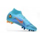 Nike Mercurial Superfly VIII Elite AG Azul Láser Naranja Marina