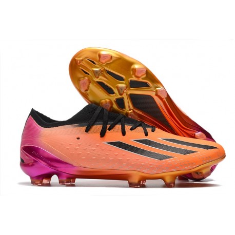Botas de fútbol Adidas X Speedportal Messi.1 FG Naranja Negro