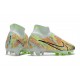 Nike Zoom Mercurial Superfly 9 Elite FG Casi Verde Oscuro Azul Naranja