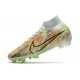 Nike Zoom Mercurial Superfly 9 Elite FG Casi Verde Oscuro Azul Naranja