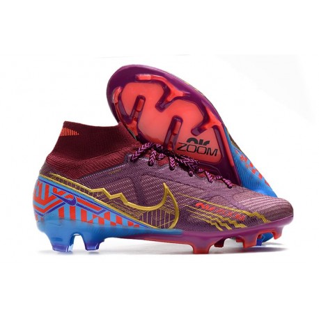 Nike Zoom Mercurial Superfly 9 Elite FG Remolacha Oscura Mtlc Dorado