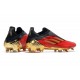 Zapatos Adidas X Speedflow + FG Rojo Dorado Metálico Negro