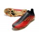 Zapatos Adidas X Speedflow + FG Rojo Dorado Metálico Negro