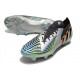 adidas Predator Edge.1 FG Low FG Plateado Metálico Negro Amarillo Solar