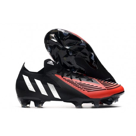 adidas Predator Edge.1 FG Low FG Negro Rojo Blanco