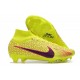 Botas de fútbol Nike Zoom Mercurial Superfly 9 Elite FG Amarillo Rojo
