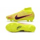 Botas de fútbol Nike Zoom Mercurial Superfly 9 Elite FG Amarillo Rojo