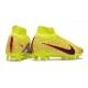 Botas de fútbol Nike Zoom Mercurial Superfly 9 Elite FG Amarillo Rojo