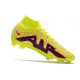 Botas de fútbol Nike Zoom Mercurial Superfly 9 Elite FG Amarillo Rojo