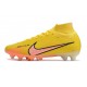 Nike Zoom Mercurial Superfly IX Elite AG Amarillo strike Brillo de Atardecer Casi Uva