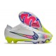 Nike Air Zoom Mercurial Vapor 15 Elite FG Blanco Azul Rosa