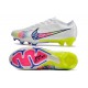 Nike Air Zoom Mercurial Vapor 15 Elite FG Blanco Azul Rosa