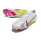 Nike Air Zoom Mercurial Vapor 15 Elite FG Blanco Azul Rosa