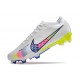 Nike Air Zoom Mercurial Vapor 15 Elite FG Blanco Azul Rosa