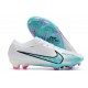 Nike Air Zoom Mercurial Vapor 15 Elite FG Blanco Azul Báltico Rosa