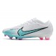 Nike Air Zoom Mercurial Vapor 15 Elite FG Blanco Azul Báltico Rosa
