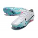 Nike Air Zoom Mercurial Vapor 15 Elite FG Blanco Azul Báltico Rosa