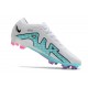 Nike Air Zoom Mercurial Vapor 15 Elite FG Blanco Azul Báltico Rosa