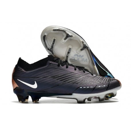 Nike Air Zoom Mercurial Vapor 15 Elite FG Negro Oro Blanco