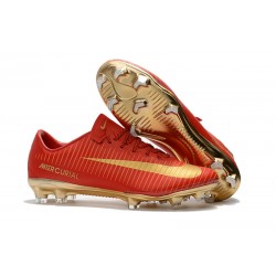 Zapatos de Futbol Nike Mercurial Vapor XI CR7 FG - Rojo Oro