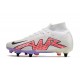 Nike Zoom Mercurial Superfly IX Elite SG Blanco Negro Rojo