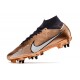 Nike Zoom Mercurial Superfly IX Elite SG Mbappé Cobre Metálico Blanco Negro