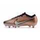 Nike Air Zoom Mercurial Vapor 15 Elite SG Mbappé Cobre Metálico Blanco Negro