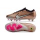 Nike Air Zoom Mercurial Vapor 15 Elite SG Mbappé Cobre Metálico Blanco Negro