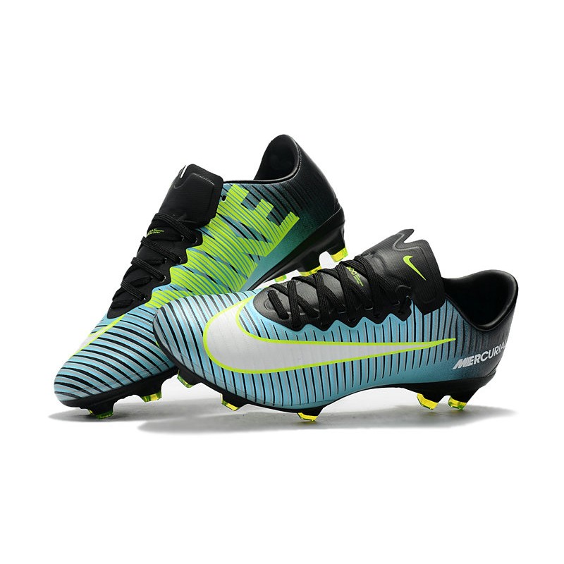 Zapatos de Futbol Nike Mercurial Vapor XI FG - Azul Blanco