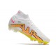 Nike Zoom Mercurial Superfly IX Elite FG Blanco Rosa Amarillo