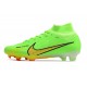 Nike Zoom Mercurial Superfly IX Elite FG Verde Amarillo