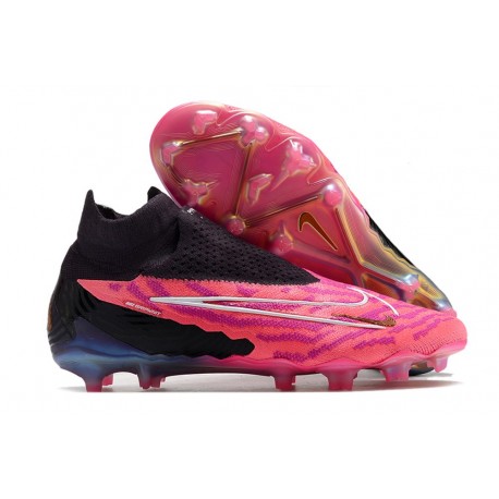 Zapatos Nike Phantom Gx Elite Df Fg Rosa Negro