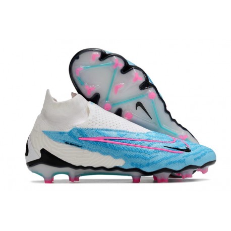 Zapatos Nike Phantom Gx Elite Df Fg Azul Báltico Rosa Blast Blanco Láser Azul