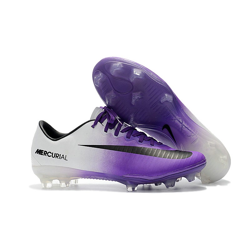Nike Mercurial Vapor 11 FG Botas de Fútbol Hombre Violeta Blanco