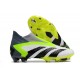Bota Futbol adidas Predator Accuracy+ FG Blanco Negro Verde