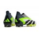 Bota Futbol adidas Predator Accuracy+ FG Blanco Negro Verde
