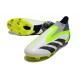 Bota Futbol adidas Predator Accuracy+ FG Blanco Negro Verde