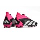 Bota Futbol adidas Predator Accuracy+ FG Blanco Negro Rosa