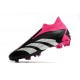 Bota Futbol adidas Predator Accuracy+ FG Blanco Negro Rosa