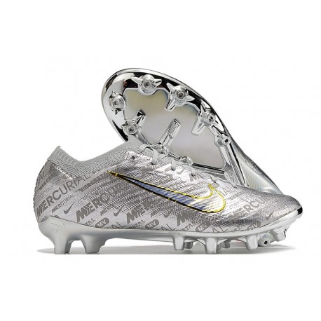 Nike ZOOM Mercurial Vapor 15 Elite AG-Pro Argento Oro