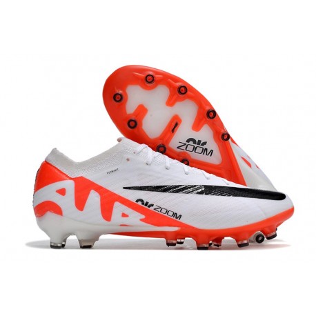 Nike ZOOM Mercurial Vapor 15 Elite AG-Pro Blanco Carmesí Vivo Negro