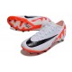 Nike ZOOM Mercurial Vapor 15 Elite AG-Pro Blanco Carmesí Vivo Negro