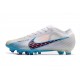 Nike ZOOM Mercurial Vapor 15 Elite AG-Pro Blanco Azul