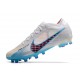 Nike ZOOM Mercurial Vapor 15 Elite AG-Pro Blanco Azul