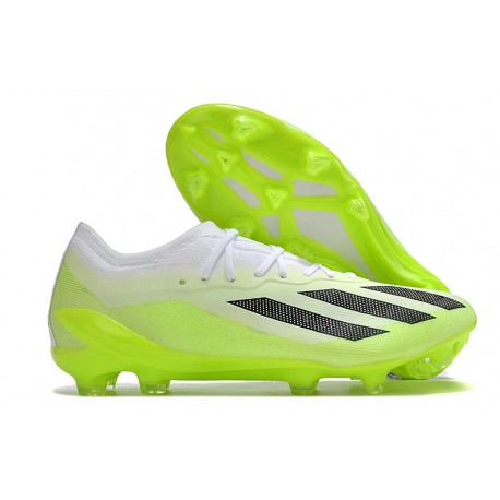 Adidas X Crazyfast Messi.1 FG Nuevas Blanco Negro Limón Lúcido