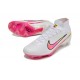 Nike Air Zoom Mercurial Superfly 9 Elite FG Blanco Rosa