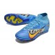 Nike Air Zoom Mercurial Superfly 9 Elite FG X Mbappe Azul Báltico Blanco