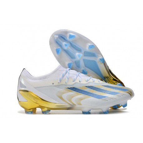 Adidas X Crazyfast Messi.1 FG Nuevas Blanco Azul Oro